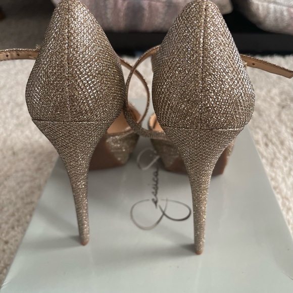 Jessica Simpson sparkling mesh champagne gold - Picture 7 of 10